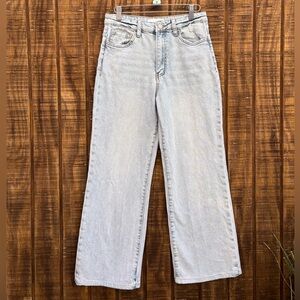 Vervet 90’s Vintage Super High Rise Flare Light Wash Jeans
